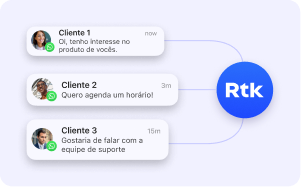 Mass WhatsApp message broadcast to three customers via Rotik