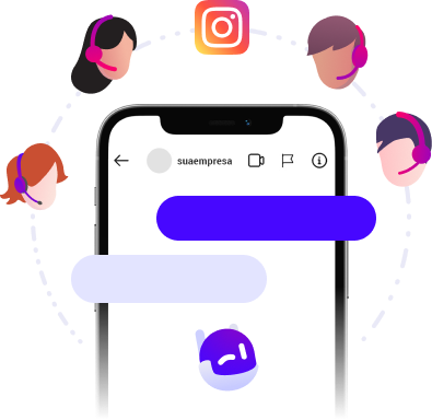 Tenha múltiplos atendentes respondendo seu Instagram de forma organizada